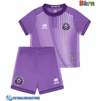 Fotballdrakt Barn Sheffield United Tredjedraktsett 2025-26 Kortermet (+ Korte bukser)